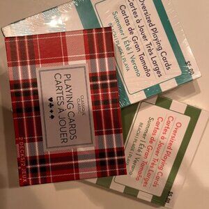 Jumbo Playing Cards and 2 Regular Sets‎ (new) (kids/x)